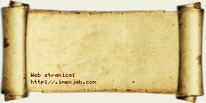 Kristina Kaloper vizit kartica